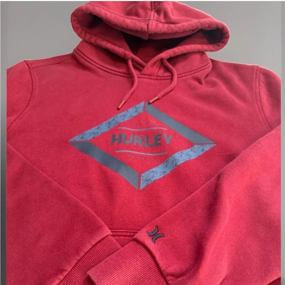 Men’s Maroon Graphic  Hurley Sweatshirt/Hoodie Size Medium - Picture 6 of 6